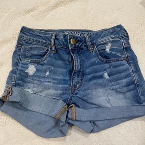 American eagle jean shorts